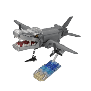 Bombardiro Crocodillo Building Blocks
